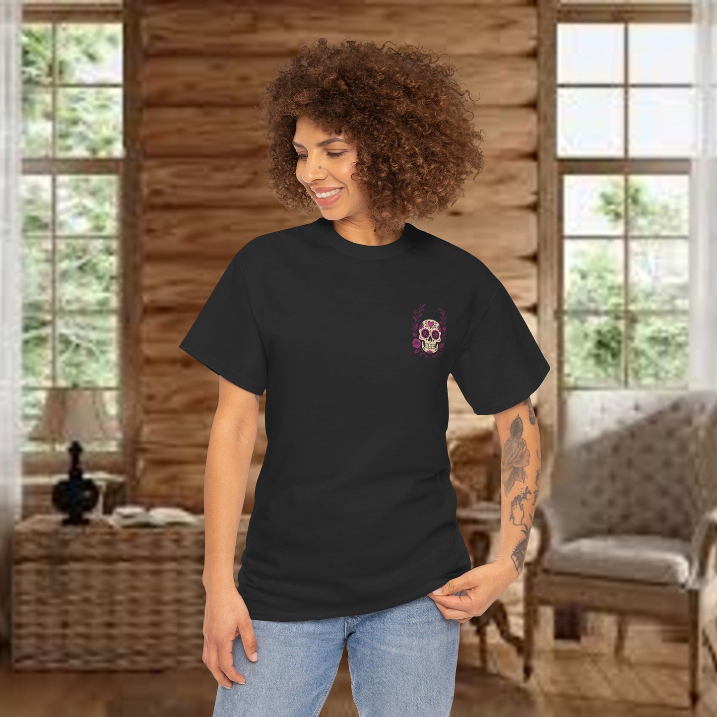 SugarSkull Unisex Tee - PrairieSpirits Designers Collection