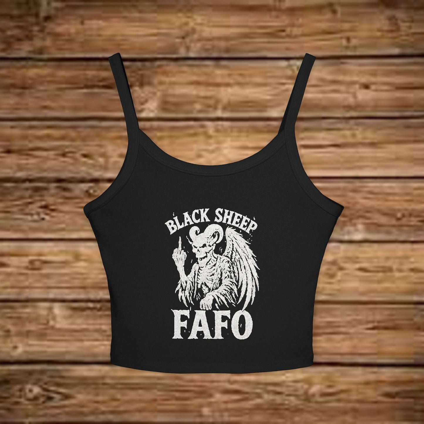 Black Sheep Graphic Tank Top for Women - FAFO Design