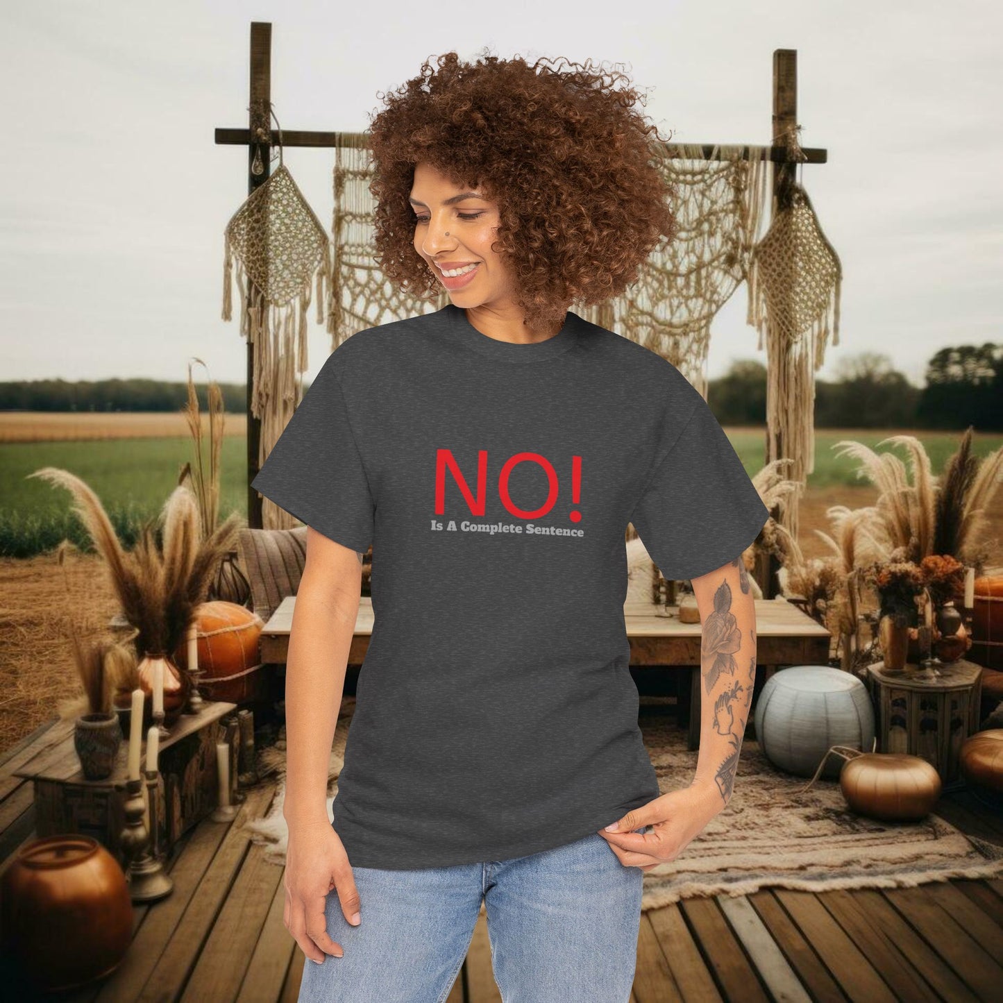 No! Tee - PrairieSpirits Designer Collection