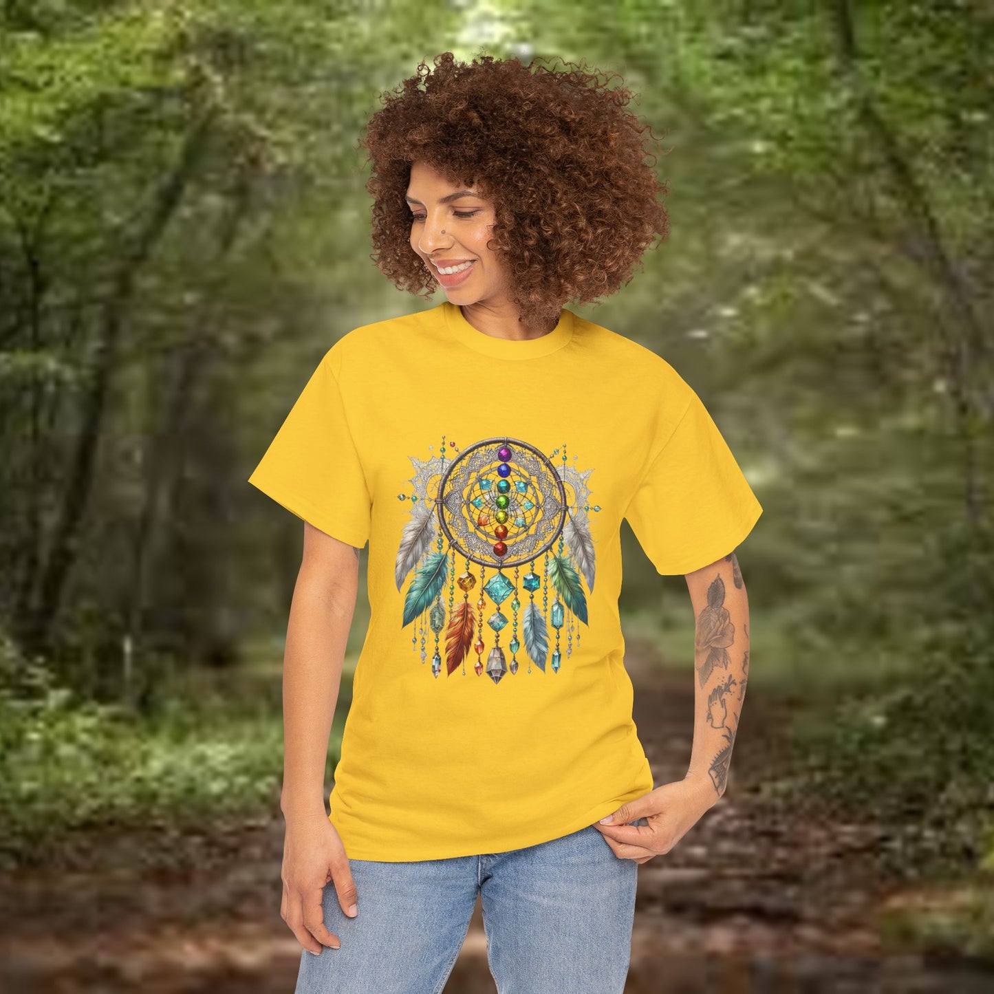 Chakra Dreamcatcher Tee - PrairieSpirits Collection