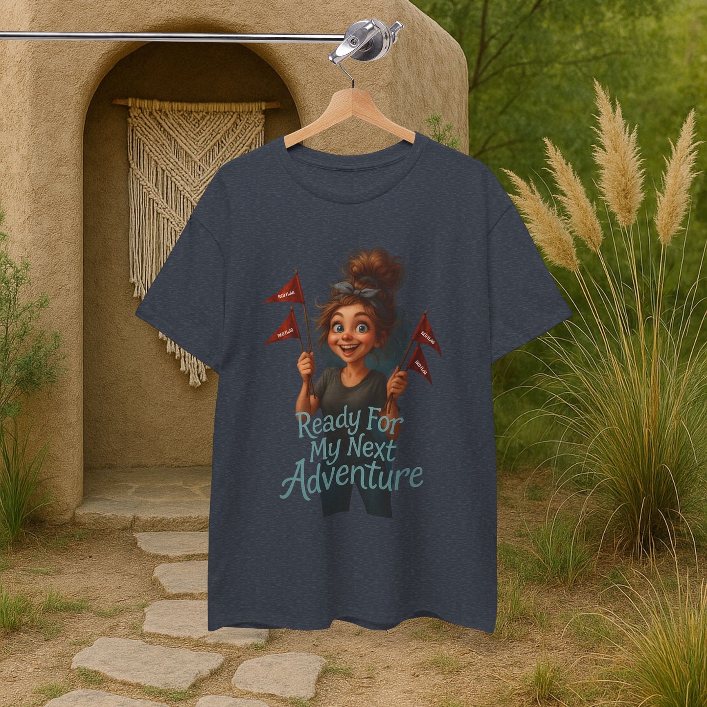 Red Flag Tee -  by PrairieSpirits Designer Collection