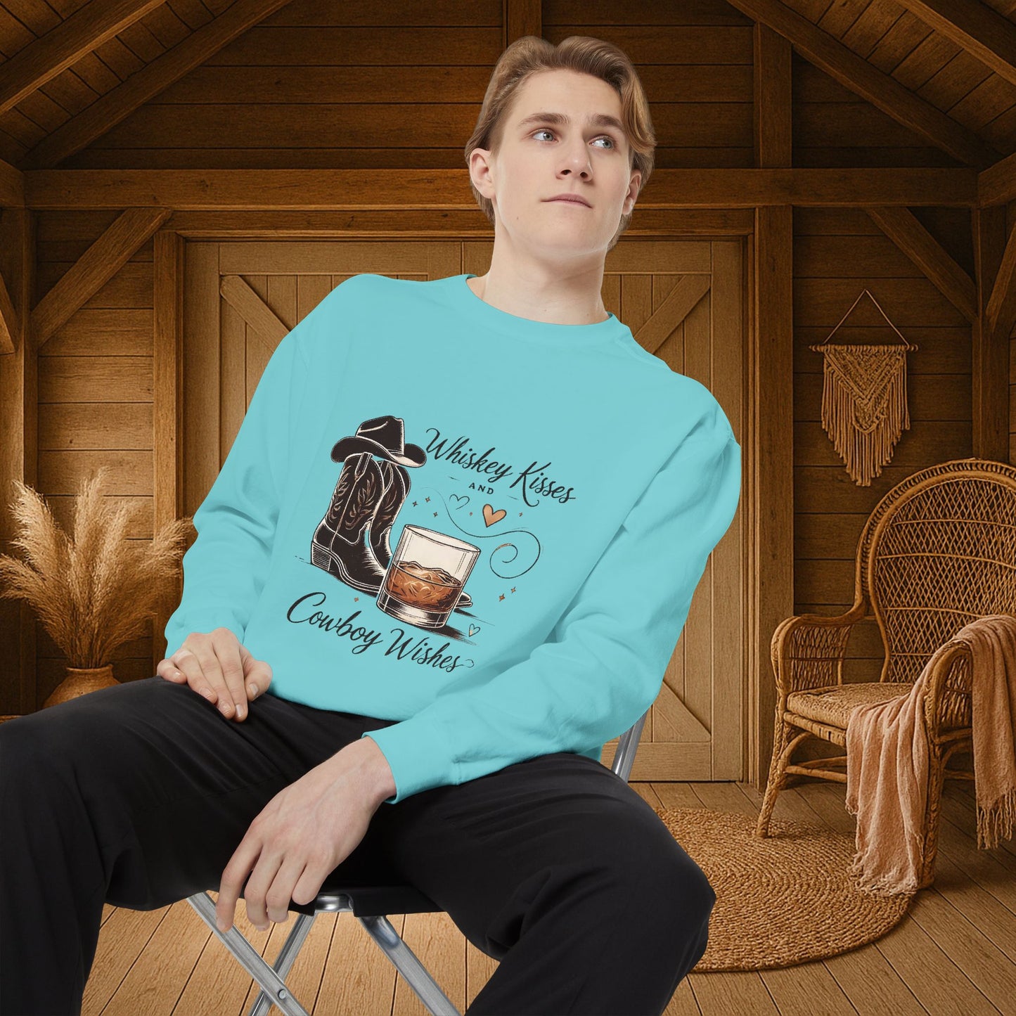 Whiskey Kisses-Sweatshirt