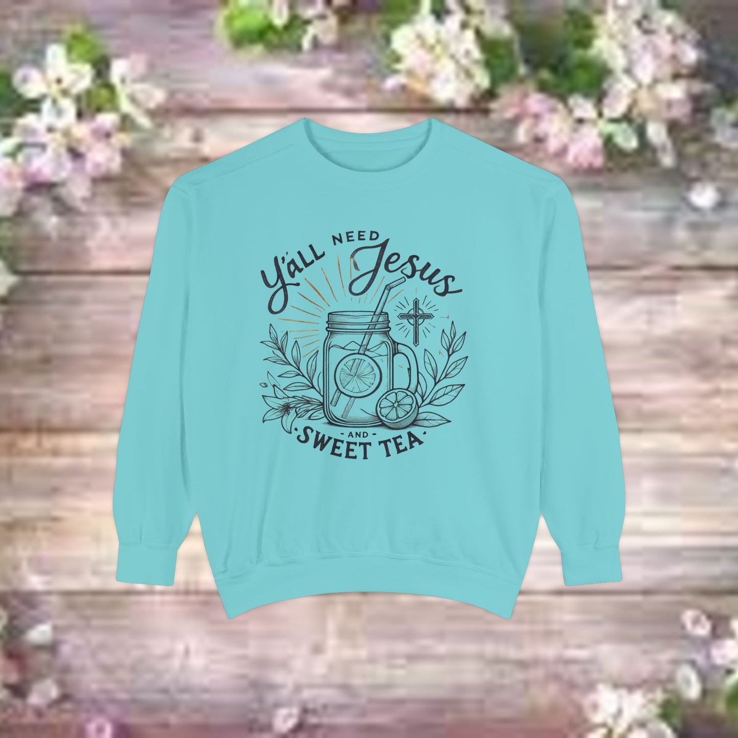 Designer Garment-Dyed Sweatshirt - PrairieSpirits Collection