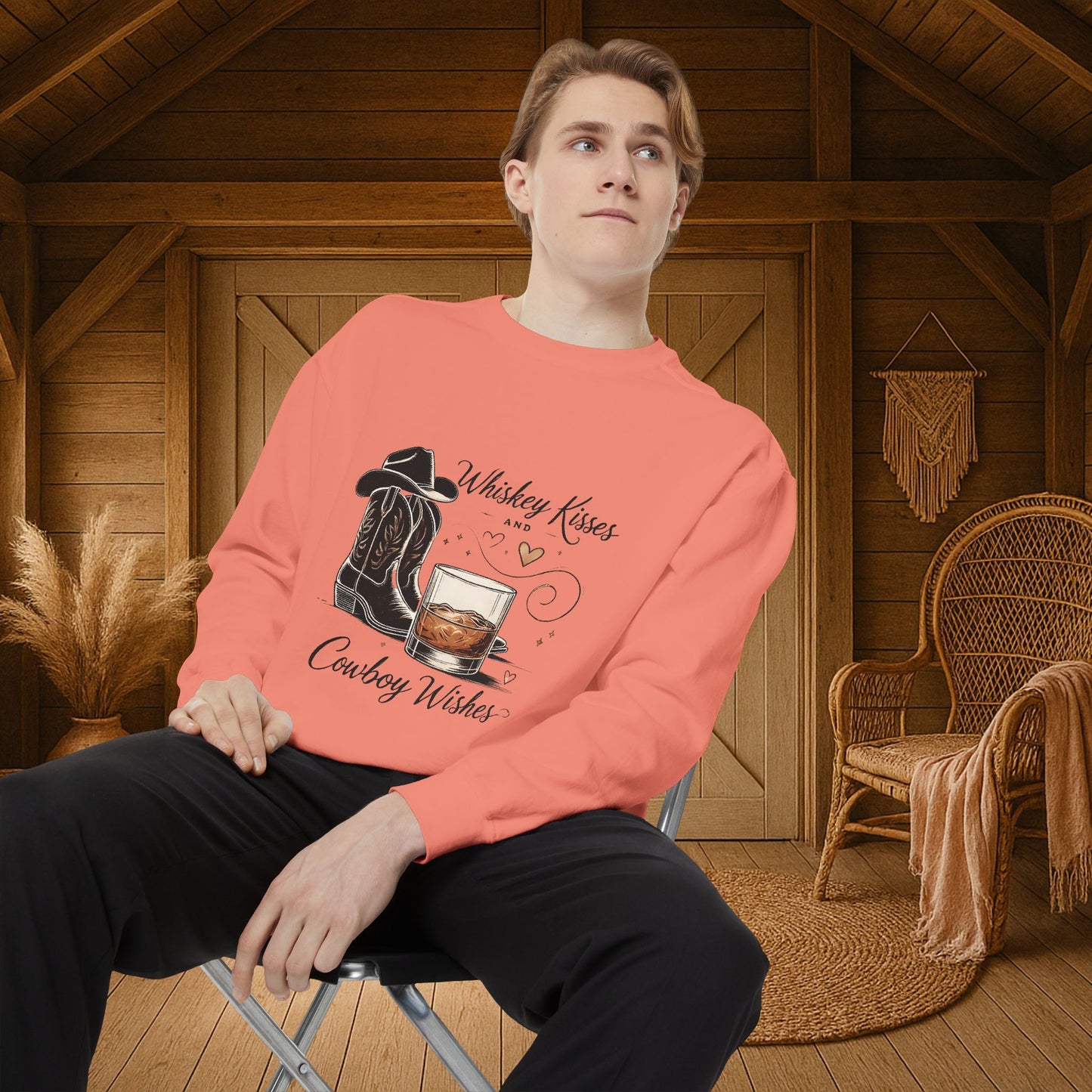 Whiskey Kisses-Sweatshirt