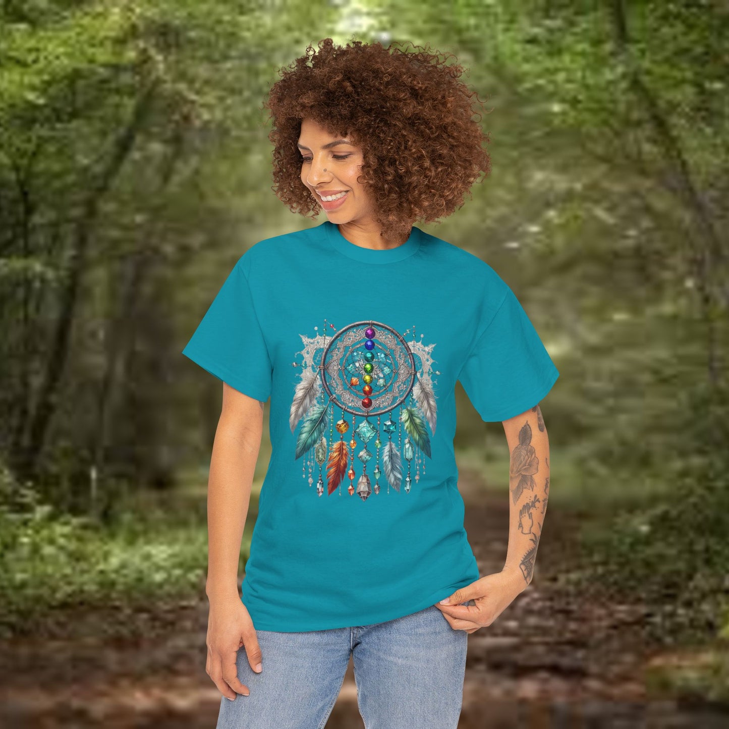 Chakra Dreamcatcher Tee - PrairieSpirits Collection