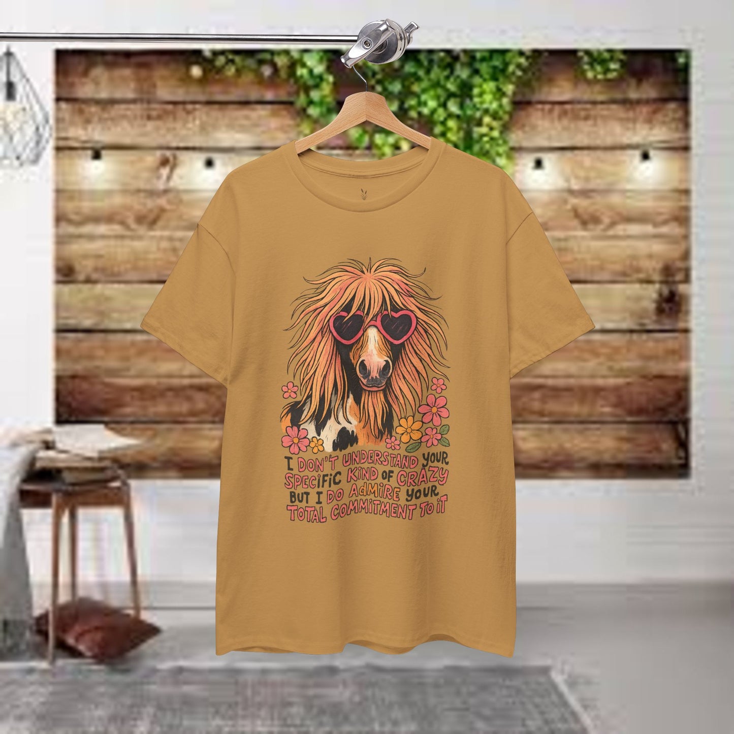 Cotton Tee - PrairieSpirits Designer Collection, Specific Kinda Crazy Print