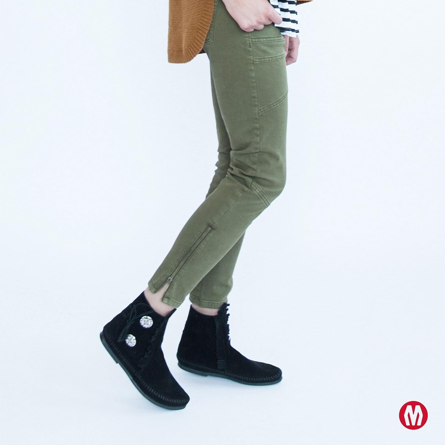 Women'S 2 Button Hardsole Boot