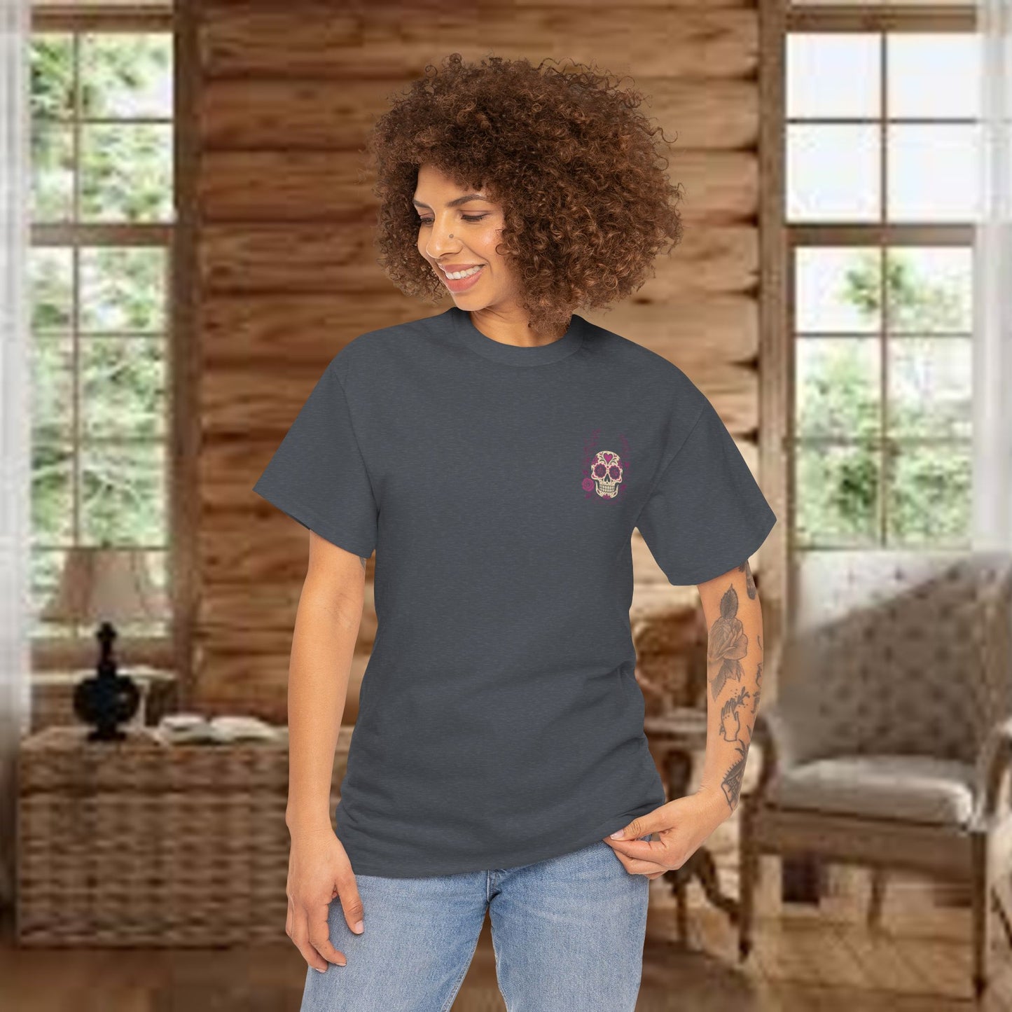 SugarSkull Unisex Tee - PrairieSpirits Designers Collection