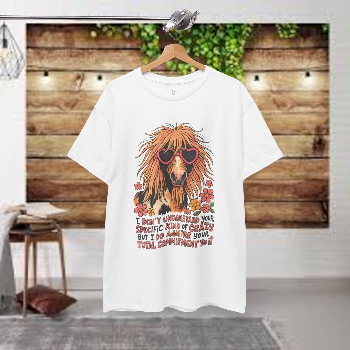 Cotton Tee - PrairieSpirits Designer Collection, Specific Kinda Crazy Print