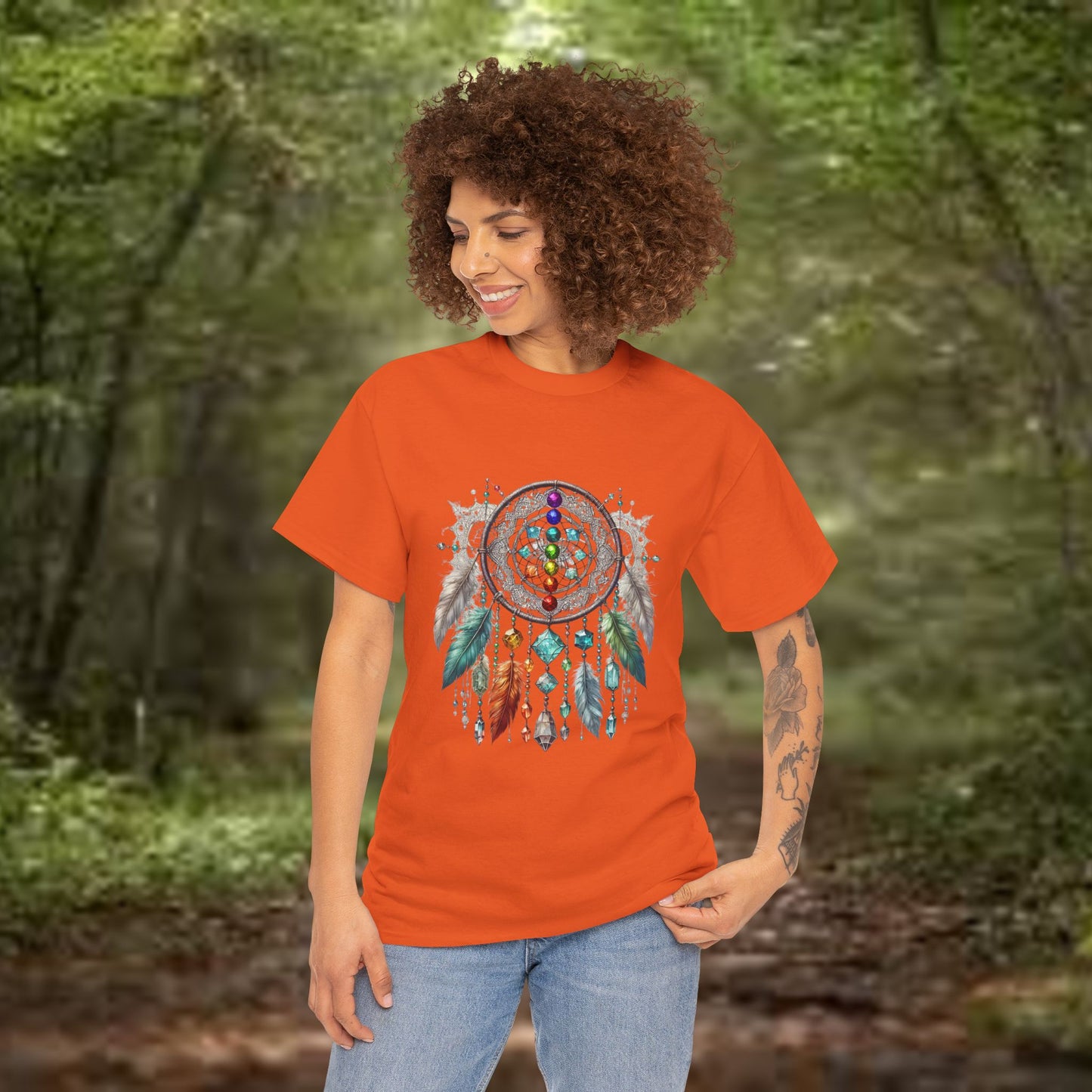 Chakra Dreamcatcher Tee - PrairieSpirits Collection