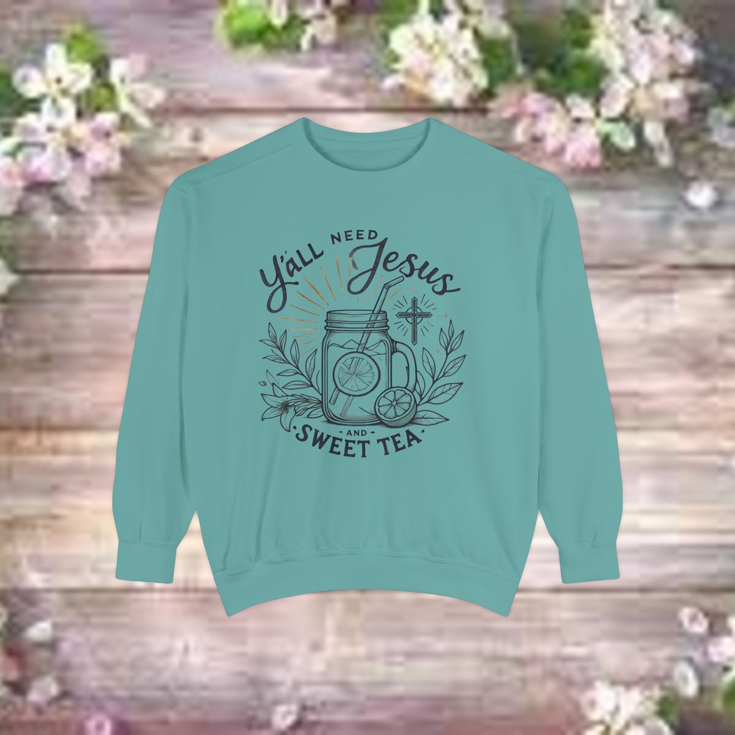 Designer Garment-Dyed Sweatshirt - PrairieSpirits Collection