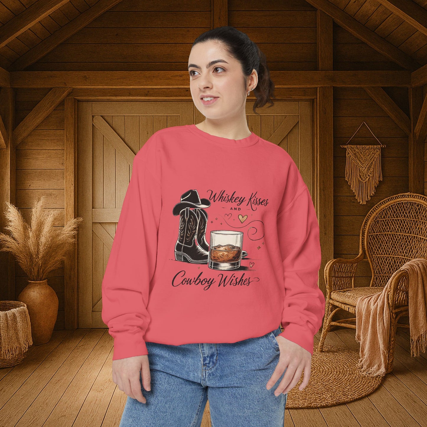 Whiskey Kisses-Sweatshirt