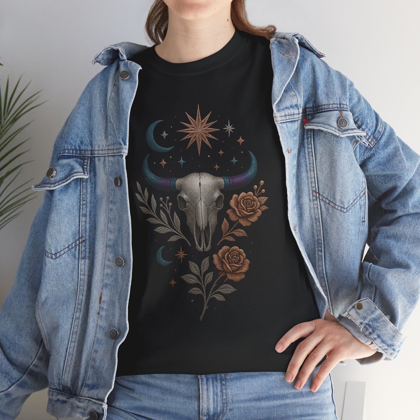 Boho Tee - Sacred Watcher, Desert Spirit Awakens Design