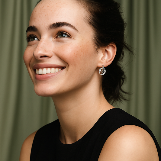 Pandora Family Always Encircled Hoop Earrings