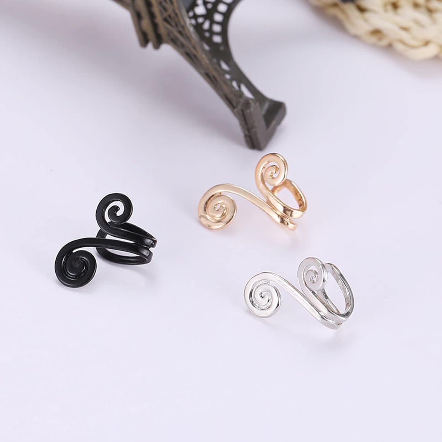 Acupressure Clip on Earrings - Non Piercing Acupoint Ear Clips for Women & Men