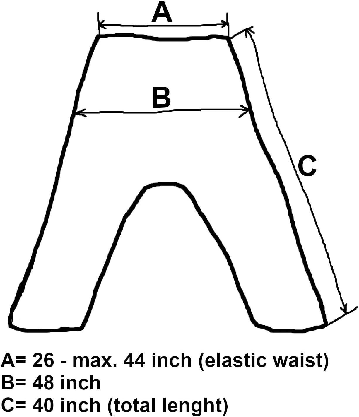 , Yoga Harem Lounge Baggy Pants Women Men, Aladdin Boho Trousers, One Size