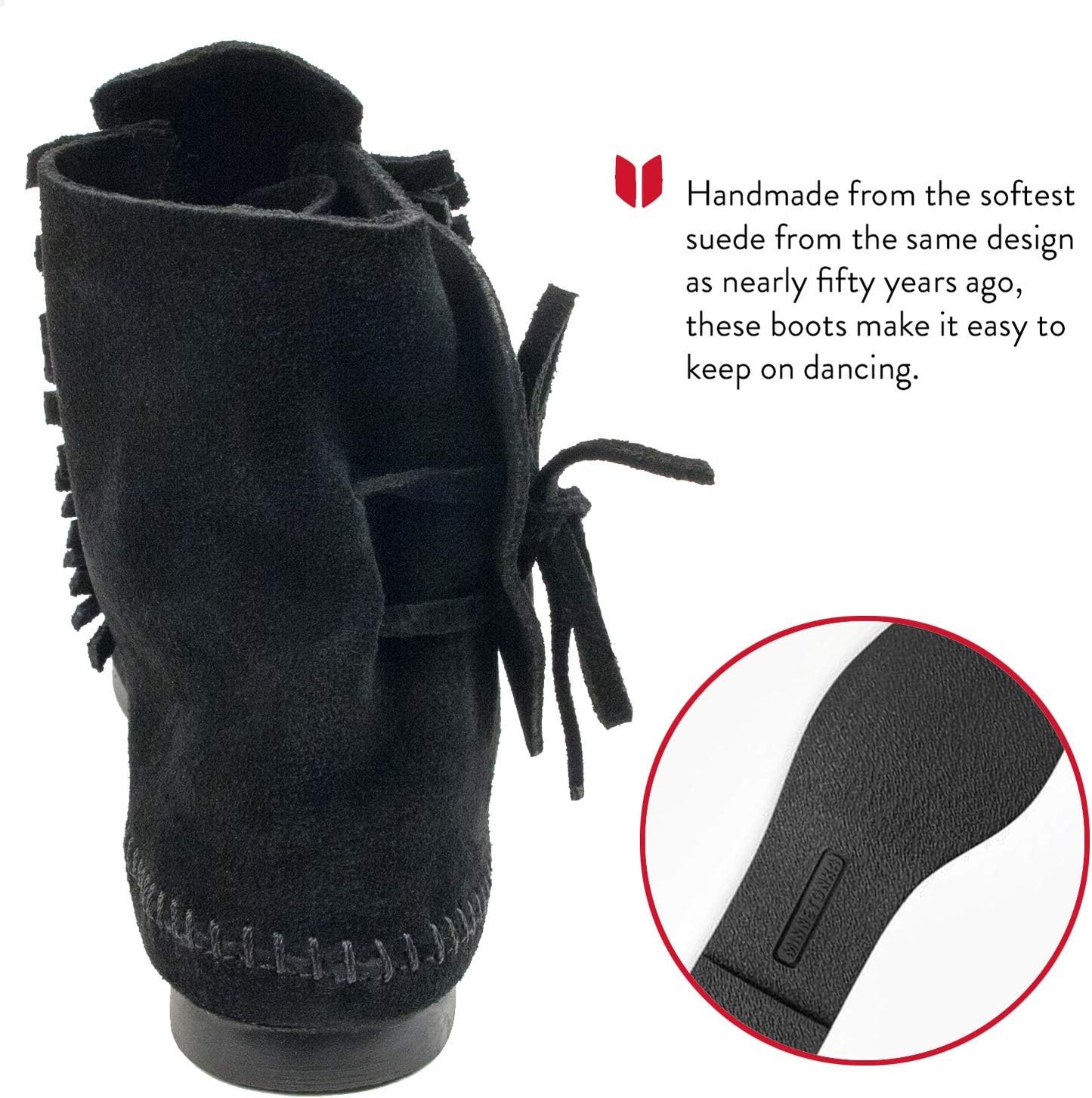 Women'S 2 Button Hardsole Boot